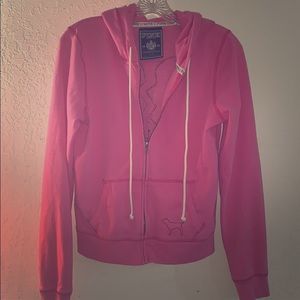 Victoria’s Secret Pink M Zippered Hoodie, Pink .